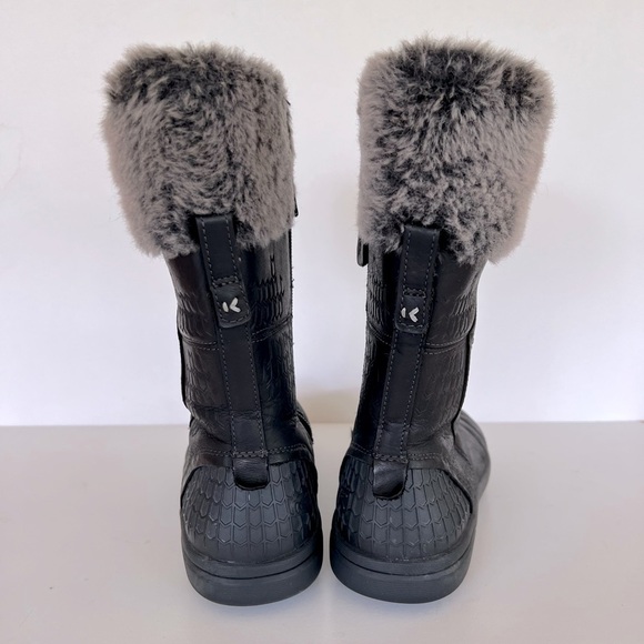 Keen Fremont Zip Waterproof Insulated Winter Boot Black Leather & Faux Fur, 6.5 - Picture 12 of 15